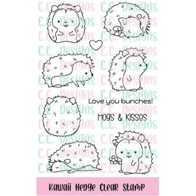 C.C. Designs Clear Stamps - Kawaii Hedge